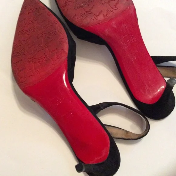 Christian Louboutin Sling Back Shoes - Picture 9 of 12
